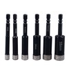 6Pcs Dry Diamond Drill Bit Kit 8 10 12 14