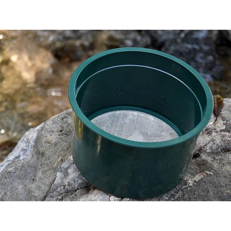 SE 6-Inch 8-Piece Mini Stackable Sifting Pan Set - Assorted