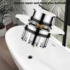 SIIU Universal 2 in 1 Bathtub Drain Stopper Bathtub Drain