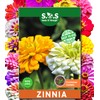 Mixed Zinnia Flower Seeds Garden Decor 5 Grams Over 800