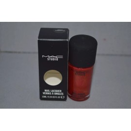 MAC Nail Lacquer Rouge Combustion 0.34oz New Boxed