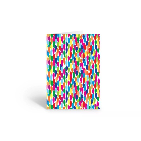 Stonehouse Collection Colorful Pattern Blank Note Card - 10 Cards