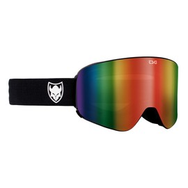 Goggle Four Asian Fit - Solid Black-Rainbow Chrome_102