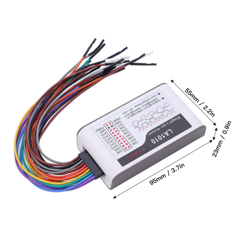 LA1010 USB Logic Analyzer 16 Channel Logic Analyzer Device Set