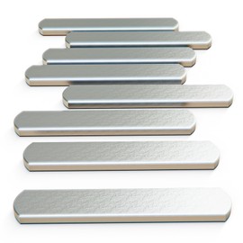 8Pcs Steel Plates for Weighted Vest for Workout, Loading Leg and Hand Guards, Easily Change for Strength Training Running Jogging Cardio, Rustproof Steel Plate Adjustable