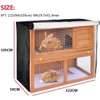 Rabbit Hutch Cover UCARE 4ft Double Rabbit Cage Dust Cover