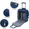 For JetBlue Airlines 17x13x8 Inches Rolling Personal Item Underseat Rolling