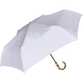 Nakatani Natural Basic Folding Umbrella, UV Bamboo Ice Blue [924-048], Hand Open, Rib Size: 21.7 inches (55 cm), Black Coating Treatment, Wind Resistant
