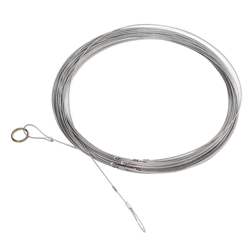 Steel Wire Measuring Rope Good Flexibility Sturdy Steel Rope Measuring