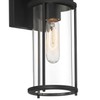 Possini Euro Design Miranda Modern Wall Light Sconce Matte Black