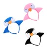 BESPORTBLE 3pcs Penguin Cosplay Headband for Soft Ocean Animal Hair