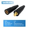 2 Pack LC-40 Welding Cable Connector Set,Welding Lead Connectors,Fit for