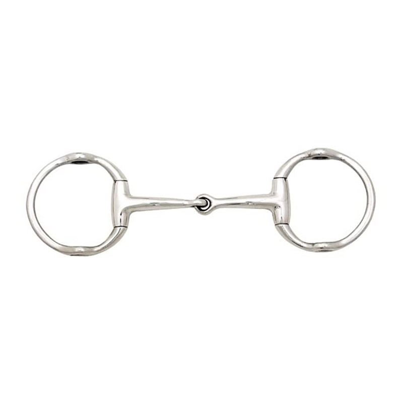 Shires Hollow Mouth Loose Ring Snaffle-As supplied 4 1/2"
