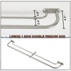 Lwiiom Double Curtain Rod for Windows 28 to 48 Inch,Adjustable
