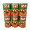 555 Fried Sardines Hot & Spicy 5.5oz (155g), 6 Pack