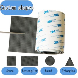 Simpracon Non Slip Furniture Pads Anti Sliding EVA Padding with Sticky Backing Self Adhesive Cuttable Anti Scratch Floor Protectors for Furniture Wall and Appliances Reduce Noise 40x4x0.12 inch