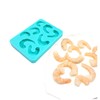 Shrimp mold 8 cavities Seafood animals silicone mold wax melts