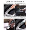 SYOAUTO Matte Black Rim Touch Up Paint, Car Wheel Scratch