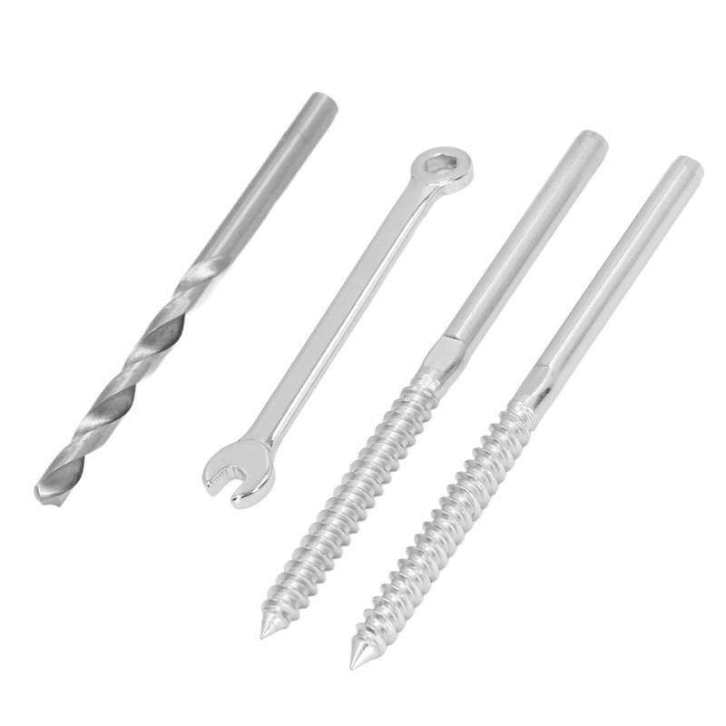 Swage Lag Screw Stainless Steel Left Right Thread Cable Railing