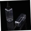 FRCOLOR 15pcs Clear Hair Dye Bottles with Pointed Mouth for