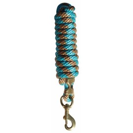Professional's Choice Poly Cotton Lead Rope Tan/Turquoise