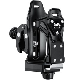 Extra Large Motorcycle ATV Cup Holder, Adjustable Drink Holder for 1.9 – 3.6" Water Bottle, Bluedale Universal Anti Theft Bike Bottle Cage Handlebar for Bicycle, Stroller, Scooter, Wheelchair, Boat