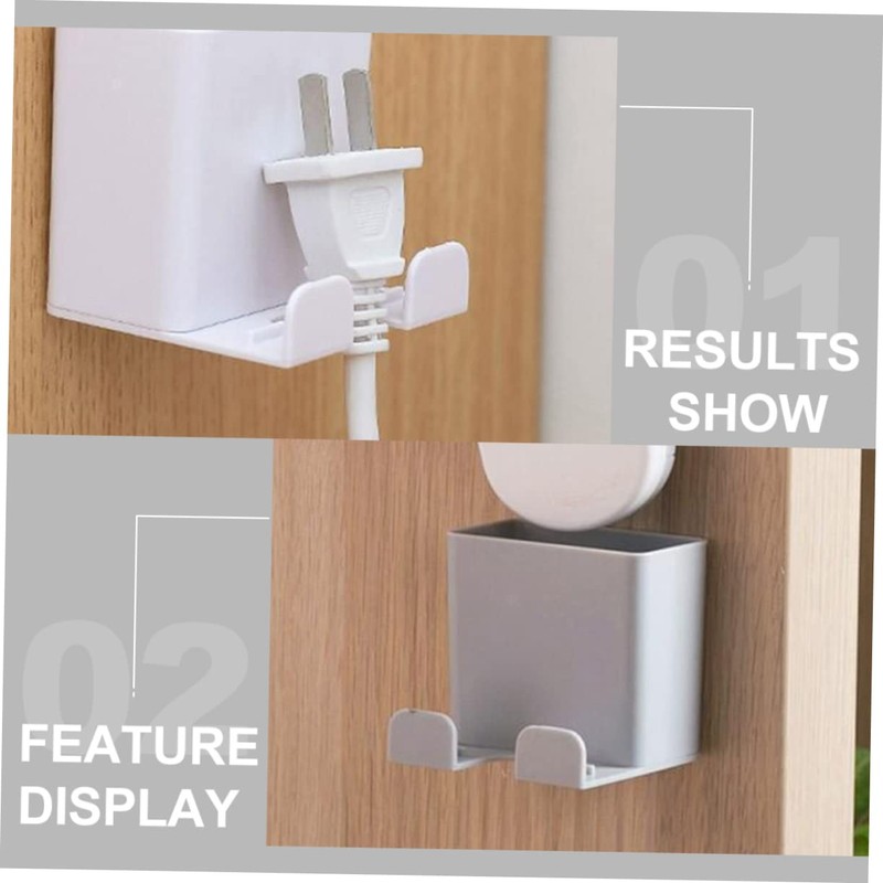 KOMBIUDA 2pcs Non Punching Multi Use Wall Storage Boxes for
