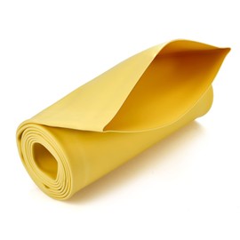 Chanzon 3:1 Ratio 3-1/2" (90mm) Heat Shrink Tubing - Marine Grade Waterproof Adhesive Lined - 4Ft Roll (1.22M Total Length) Yellow Polyolefin Sleeving Wrap Shrinking 3 to 1 Ratio 1pcs