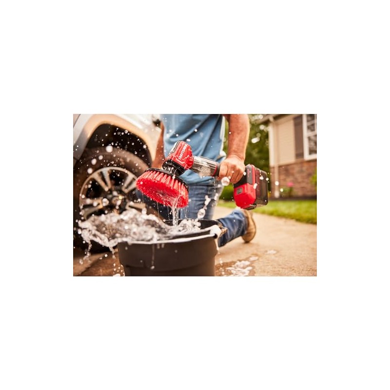 CRAFTSMAN Power Scrubber Medium Bristle Brush for V20 Cordless 2-in-1