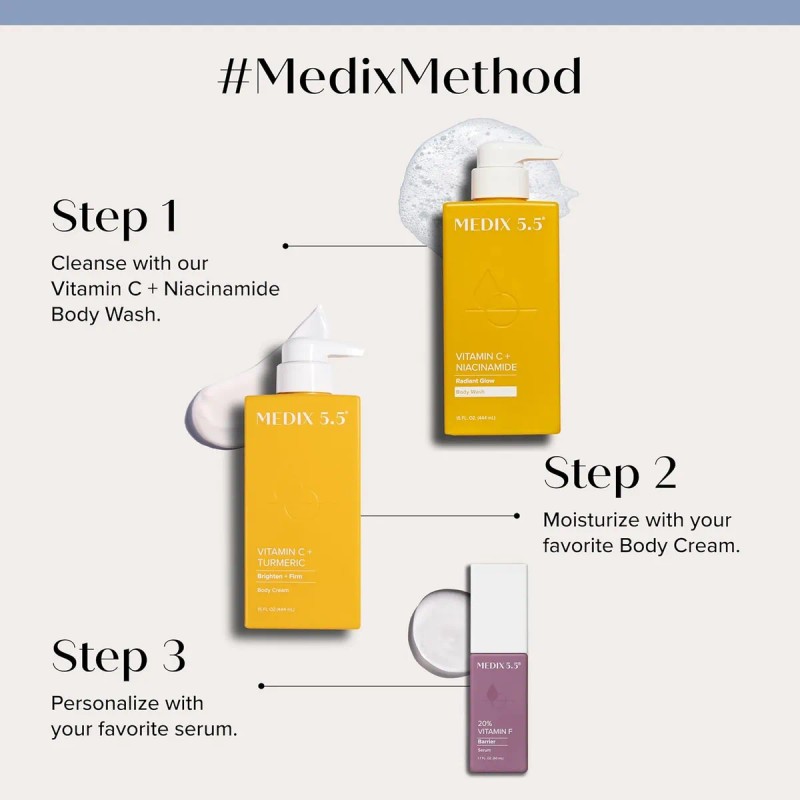 Medix - Gel De Baño Con Vitamina C + Loción