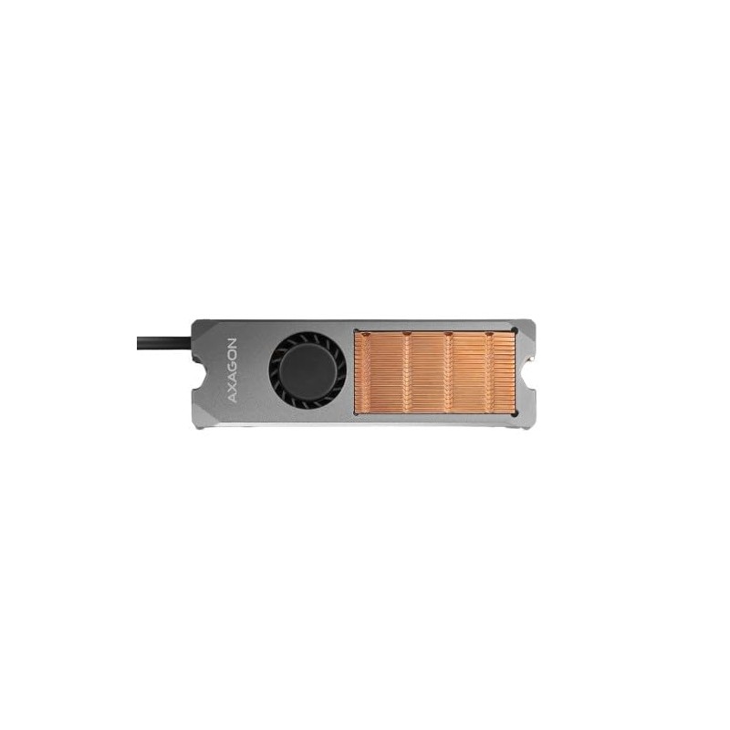 AXAGON CLR-M2FAN system of refroidissement d'ordinateur Disque électronique Dissipateur thermique/Radiateur