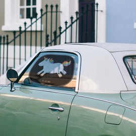 Mr. & Mrs. Panda Car Sun Shade Unicorn Happy Gift, Sun Visor Car, Car Sun Visor, Unicorn, Sun Protection Baby, Unicorn, Exciting