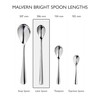 Robert Welch Malvern Bright Long Handled Spoon, Set of 4.