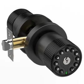 BOTHSTAR Keypad Door Knob with Key,Keyless Entry Door Lock, Code Locks Door Knob, Auto Lock,50 User Code, for Home,Office,Hotel,Bedroom,Garage,Not Deadbolt