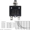 RKURCK Thermal Circuit Breaker 20 Amps, Thermal Overload Protector L1