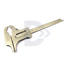 Dental Boley Gauge Orthodontic Crown Measuring Teeth Size Spaces Vernier Caliper