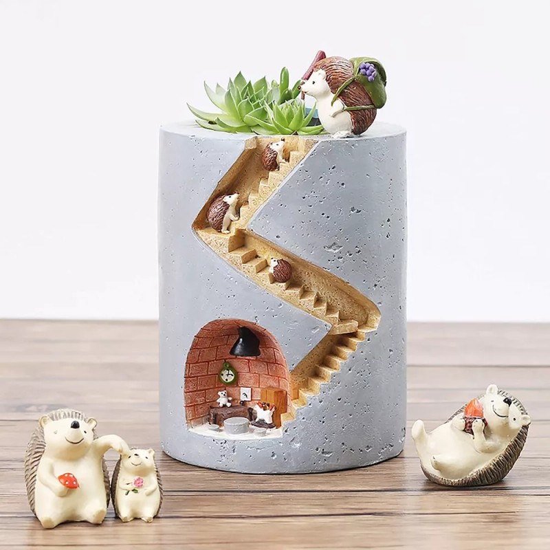 Generic Plantas Macetas Regalo Creativo Maceta Suculenta Escritorio