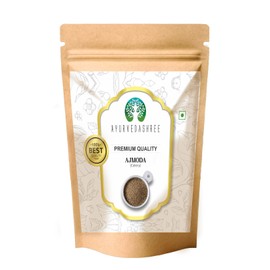 AYURVEDASHREE Ajmoda (Beej) 200gm | Apium Graveolens | Wild Celery (Seeds) | Shalari | Tukham Karfas | Indian Stone Parsley| Van Ajwain | Junglee Ajwine | Jungli Ajwine | Pahadi Ajwine, Spice, 100% Natural, GMO