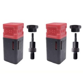 ZIOJOVK 2PCS Riveting nut Tool Replacement Mandrel, Metric and SAE Mandrel (8-32)