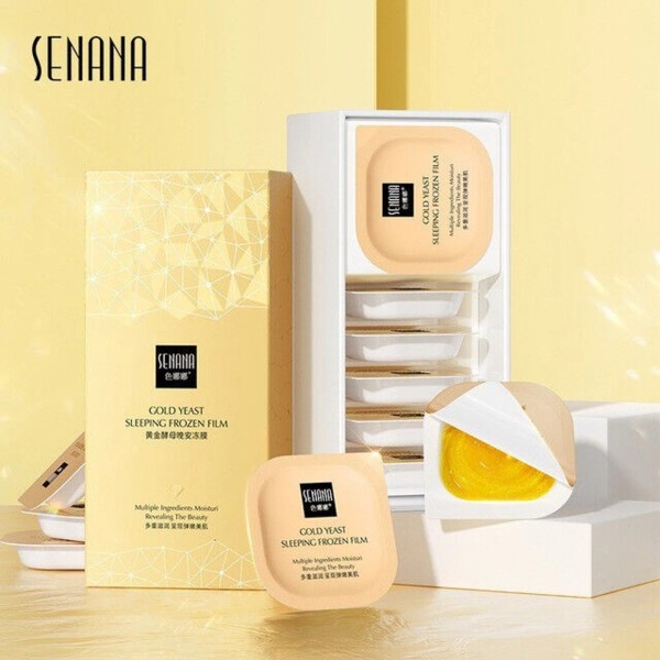 SENANA 24x SENANA Gold Yeast Sleeping Mask – Hydrating, Brightening,