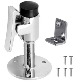 AFCLT Boat Marine Grade 316 Stainless Steel Heavy Long Doorstop Catch Set Surface Mirror Treatment Yacht Ship Hatch Stopper Soft Stop Catch Anti-Collision Holder Hold Keep Door Open (1)