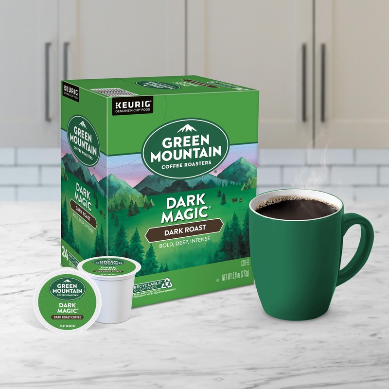 Green Mountain Coffee Roasters Dark Magic Coffee, Keurig Single-Serve K-Cup