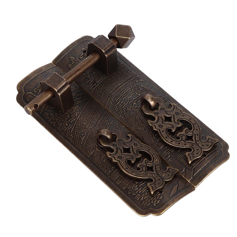 Antique Drawer Pendant Pulls Beautifully Engraved High Hardness Brass Book