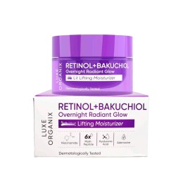 LUXE ORGANIX Retinol + Bakuchiol Overnight Lifting Moisturizer 50g