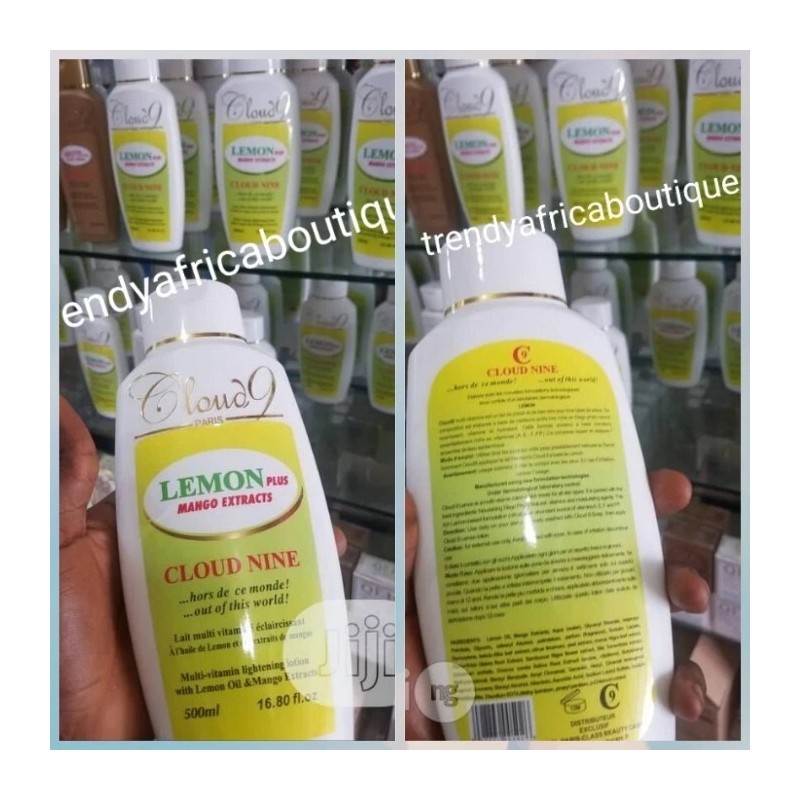exclusif CLOUD-9 PARIS Lemon & Mango extracts body lotion. 👌