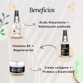Pack Hialurónico B5 Y Crema Facial + Colágeno + Vitamina E