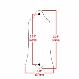 Unbranded GUITAR TRUSS ROD COVER - Engraved Etched - Fit USA GIBSON - RANDY RHOADS RR Ozzy