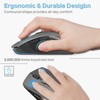 XuanGui Wireless Mouse,DPI 4000,2.4GHz Ergonomic Computer Mouse,Side Grips for Control,6
