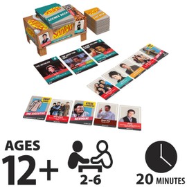 Spin Master Seinfeld TV Show, The Coffee Table Board Game, Fun and Hilarious Adult Party Game for Ages 12 and up