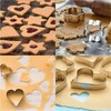 30Pcs Mini Cookie Cutter with Box,Heart Star Flower,Geometric Set for